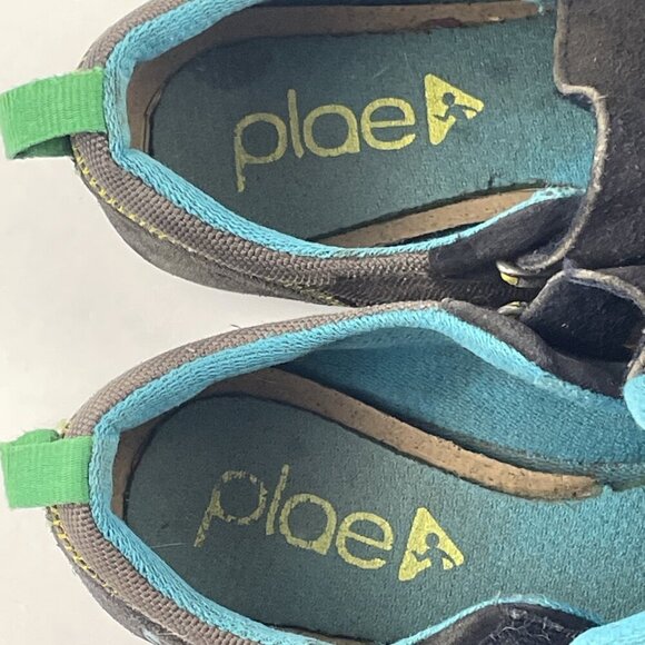 Plae Sneaker Shoes Kids Youth 2.5 TY Steel Blue Slip On Hook And Loop Closure - Picture 10 of 10